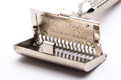 Ever Ready 1912 Chain Link Single Edge Safety Razor | Factory Nickel Revamp