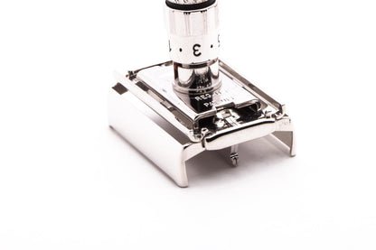 1961 G2 Gillette Fatboy Adjustable Double Edge TTO Safety Razor | Rhodium Revamp