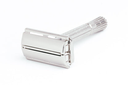 1956 B3 Gillette Flare Tip Super Speed Safety Razor | Factory Nickel Revamp