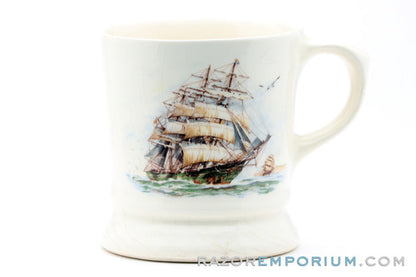 Vintage Sailing Ship Shaving Mug