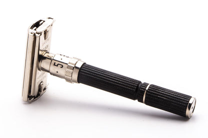 1971 Q1 Gillette Super Adjustable 84mm DE Safety Razor | Factory Nickel Revamp