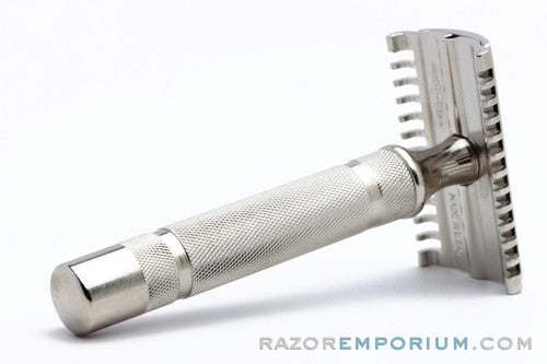 1930's Gillette NEW Common Bar Long Comb Razor | Factory Nickel Revamp