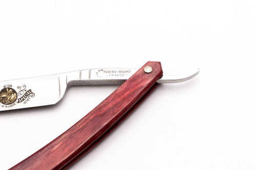 5/8" Thiers-Issard Medaille d'Or Alger Straight Razor | Red Pakawood