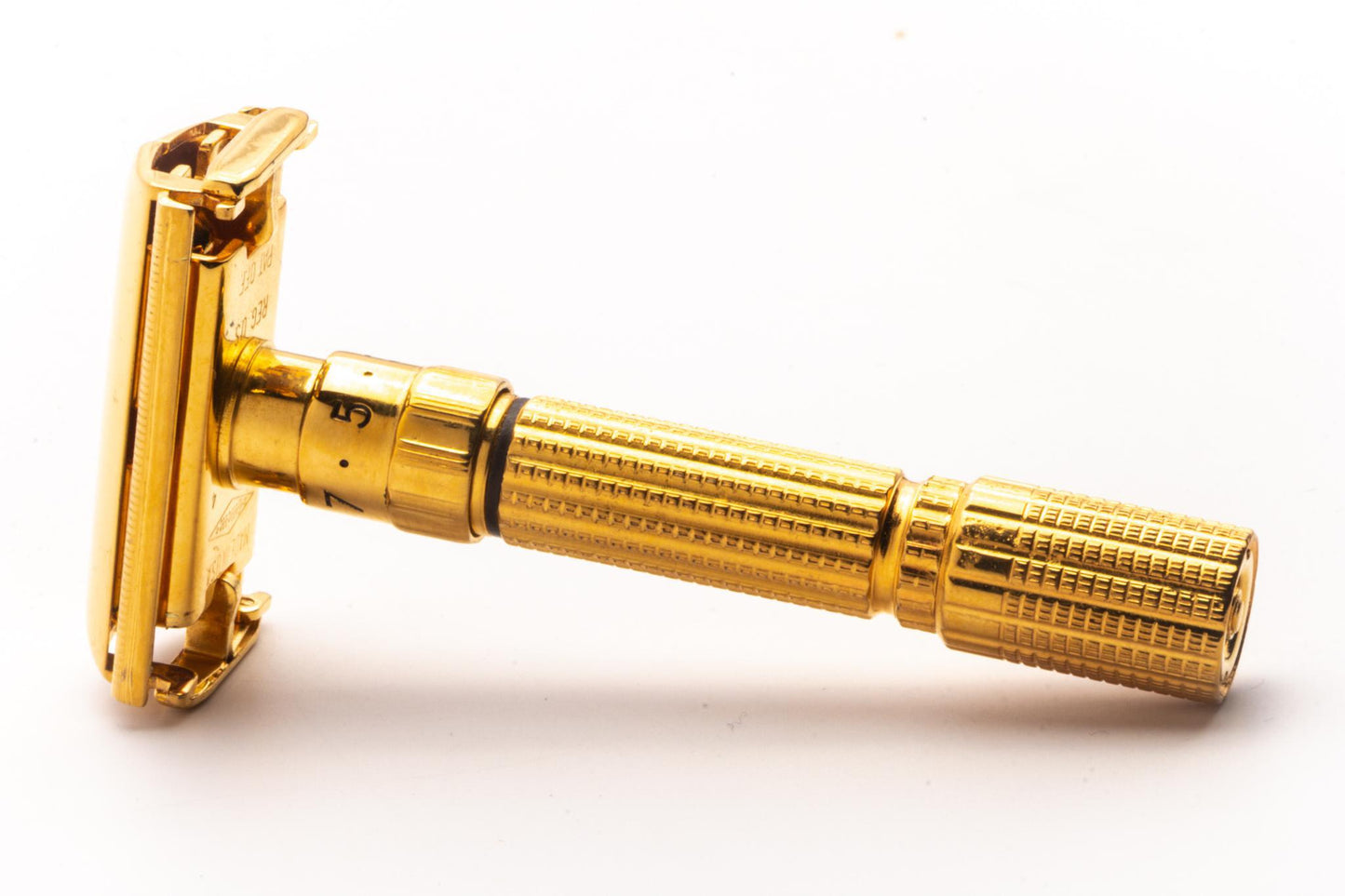1958 D4 Gillette Executive Fatboy Adjustable Safety Razor | 24K Gold Revamp