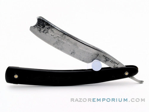 6/8" Robert Pardow Straight Razor w/ Black Walnut Scales | New York