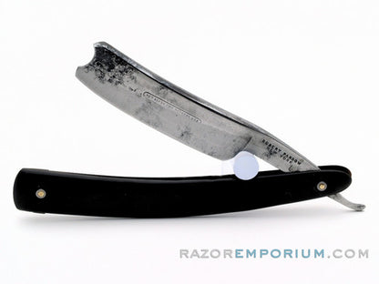 6/8" Robert Pardow Straight Razor w/ Black Walnut Scales | New York