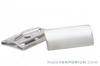 1947-51 Gillette Tech Cap & Guard | Factory Nickel Revamp - Universally Threaded
