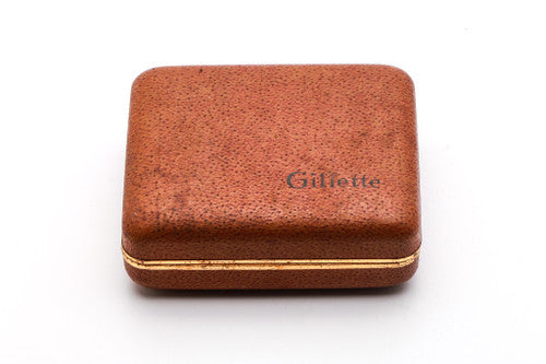 1947-51 Gillette Aristocrat Leather Brown Case
