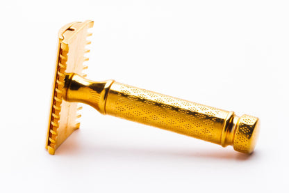 1925 Gillette New Improved Tuckaway Double Edge Travel Set | 24K Gold Revamp