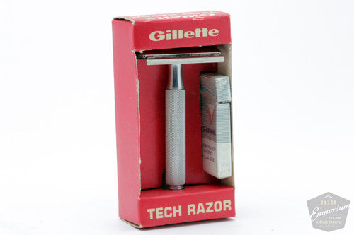 1965-73 Gillette Ball End Tech DE Safety Razor
