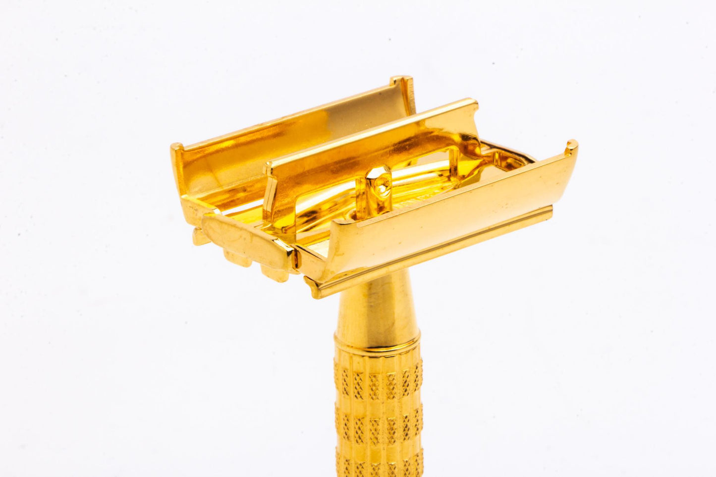 1955 A2 Gillette Heavy Red Tip Super Speed Safety Razor | 24K Gold Revamp