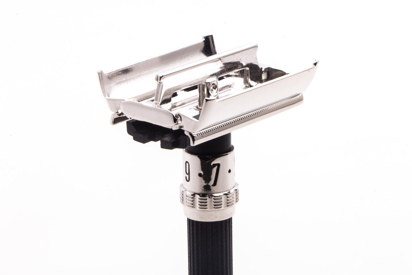 1979 Z2 Gillette Super Adjustable Black Beauty Double Edge Safety Razor  | Rhodium Revamp