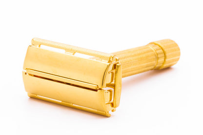 1951 Gillette Aristocrat Double Edge Safety Razor  W2 | 24k Gold Revamp
