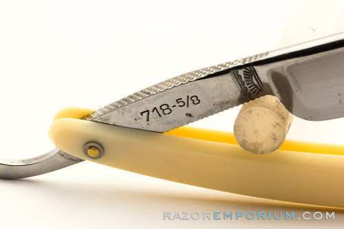 5/8" Widerstrahl "Pour Barbe Tres Dure" 718 5/8 Straight Razor | Solingen Germany