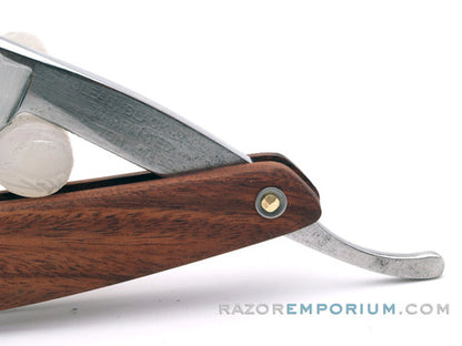 9/16" McLean, Black & Co. "Warranted" Straight Razor w/ Cocobello Wood | Boston, Mass.
