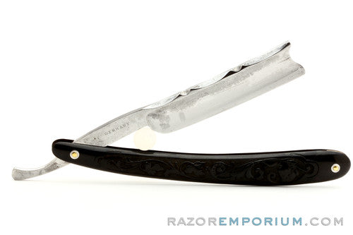 5/8" H. Boker Barbers Notch Straight Razor Solingen, Germany