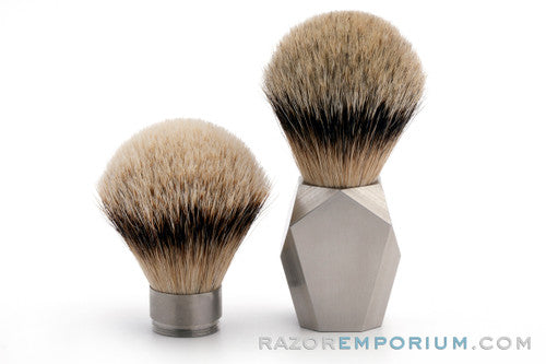 REX Supply Co. Deco Stainless Steel Shaving Brush