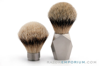 REX Supply Co. Deco Stainless Steel Shaving Brush