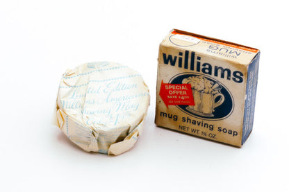 Williams Mug Shaving Soap and Original Packaging