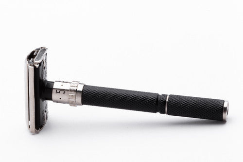 1982 Gillette Super Adjustable "Black Beauty" DE Safety Razor C2