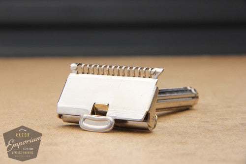 Gem 1912 Style Single Edge Safety Razor *  NICKEL REVAMPED