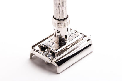 1963 I3 Gillette  Slim Adjustable DE Safety Razor | Rhodium Revamp