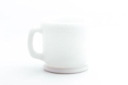 Vintage White Wet Shaving Mug