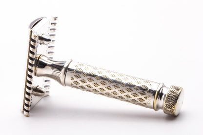 1921 Gillette Milady Decollete Double Edge Safety Razor in Jade Case  | Original Condition