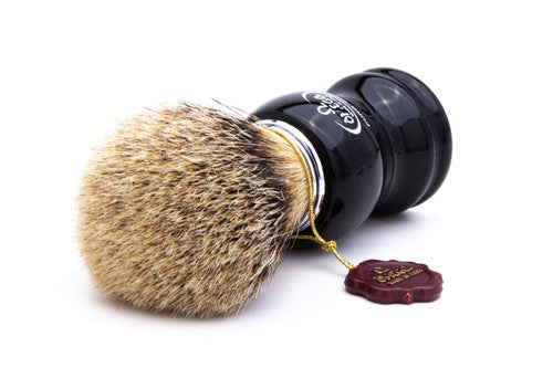 Omega 618 Super Badger Shaving Brush - Black