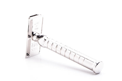 The Goodfellas' Smile | Bayonetta Brass Double Edge Safety Razor | Rhodium Revamp