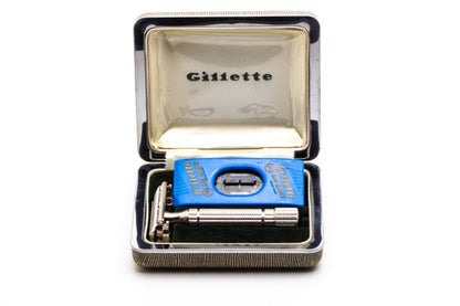 1953 Y3 Gillette President Double Edge Safety Razor Set | Original Condition