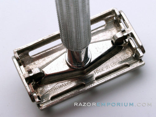 1960's Gillette Blue Tip Light Super Speed Safety Razor - Made in England