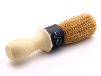Vintage Rubberset Trade Mark Blue & Cream Handle Shaving Brush