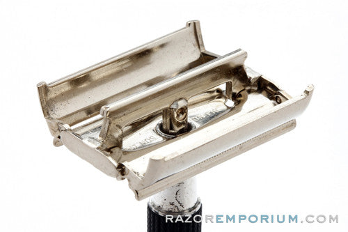 1971 Gillette Black Handle Super Speed Double Edge Safety Razor - R2