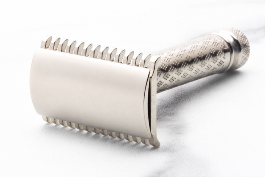 1926 Gillette New Improved Tuckaway Double Edge Razor |  Factory Nickel Revamp
