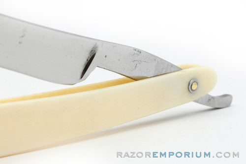 9/16" Vintage Straight Razor | Bone Scales