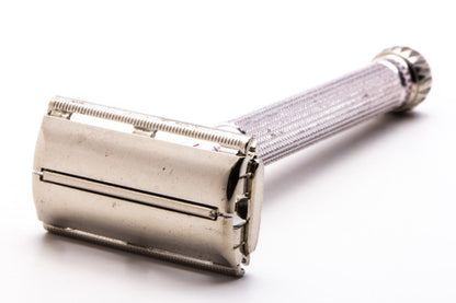 1965 K2 Lady Gillette Pink Star Double Edge Safety Razor | Original Condition