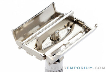 1948 Gillette Executive Double Edge Safety Razor in Ostrich Leather Case
