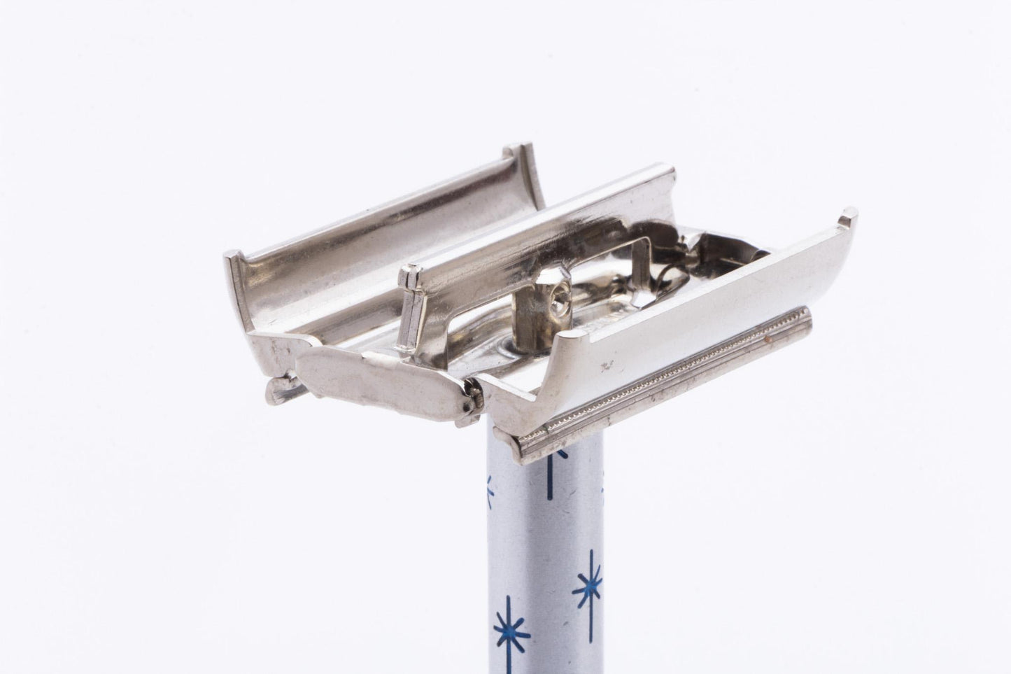 1971 R3 Gillette Blue Star Lady Gillette DE Safety Razor | Original Condition