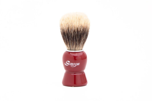 Semogue Galahad-C3 Finest Badger Shaving Brush (Imperial Red)