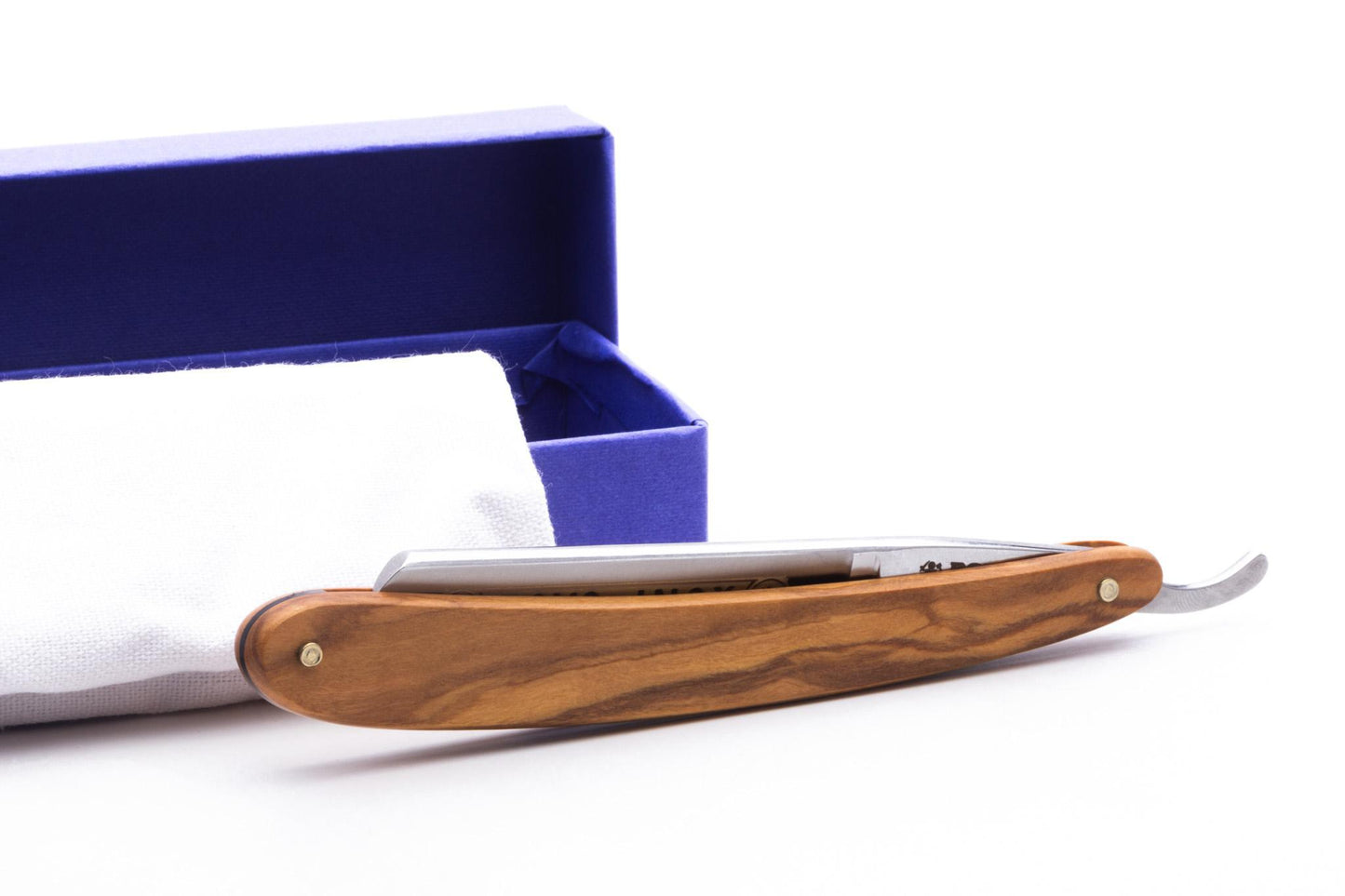 5/8" Dovo Solingen 'INOX' Olive Wood Straight Razor