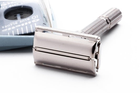 1968 N4 Gillette Slim Adjustable Double Edge Safety Razor Set |  Original Condition