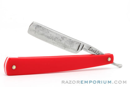 5/8" Larkin Round Point Red Scales Straight Razor | Germany