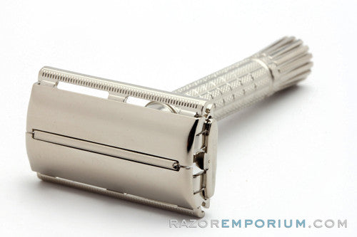 1956 Gillette Medium Flair Tip Super Speed DE Safety Razor B2