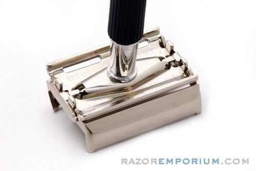 1966 Gillette Black Handle DE Super Speed Safety Razor L4