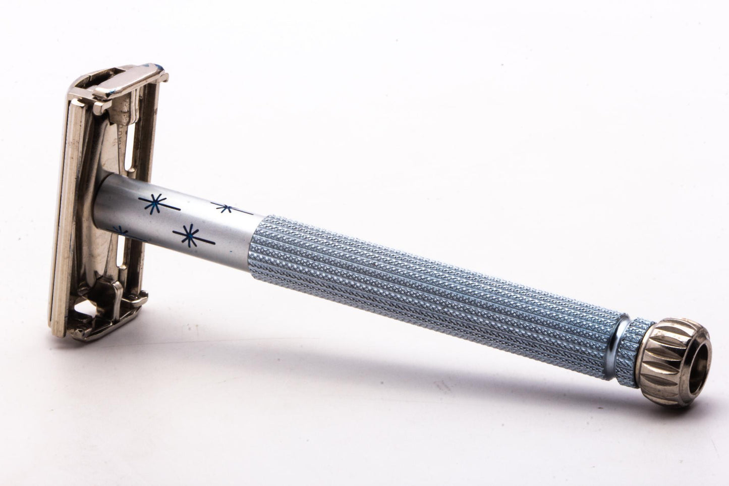 1961 G4 Blue Star Lady Gillette Double Edge Safety Razor | Original Condition
