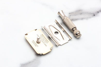 1966 L2 Gillette Ball End  Double Edge Travel Set  | Original Condition