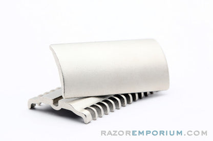 1930's Gillette NEW Long Comb Head | Satin Nickel Revamp | Universally Threaded