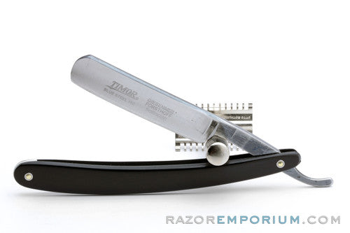 5/8" Timor Blue Steel 150 by Giesen & Forsthoff Straight Razor Shave Ready