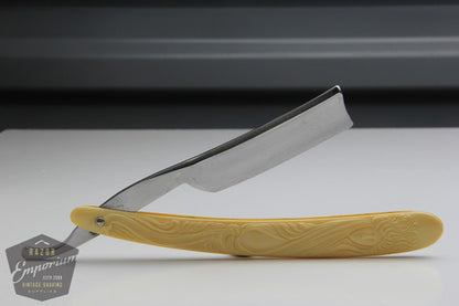 5/8" A.G. Horden & Sons Hollow Grind Straight Razor w/ Woman Face Scales | Sheffield, England